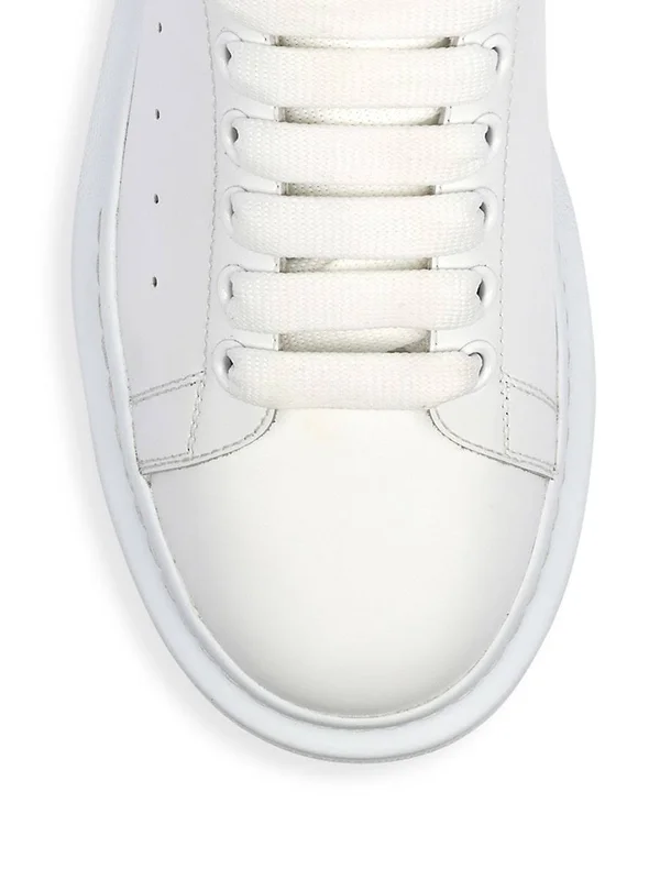 Alexander McQueen Men's Men's Oversized Leather Platform Sneakers - Yellow - Size 6.5