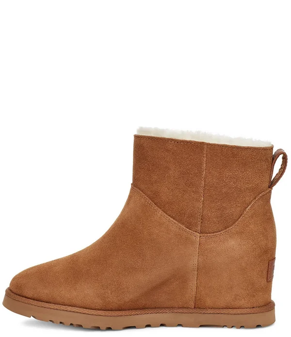 Ugg Women's Classic Femme Zip Mini Ankle Boot - Chestnut, 7.5