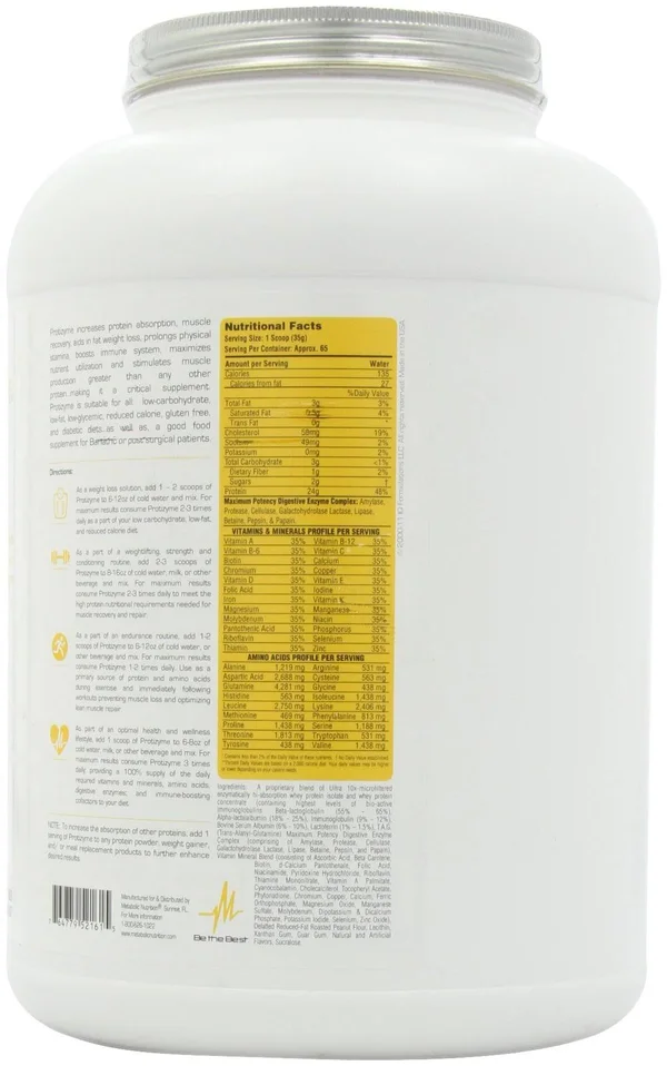 Metabolic Nutrition Protizyme 5 lbs - Peanut Butter Cookie