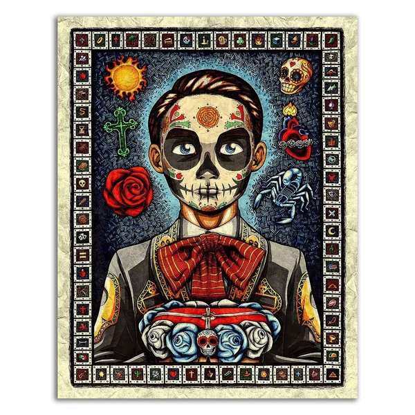 Tangletown Fine Art 16x22 x 12x22 Muerto by Nicholas Ivins Print on Canvas