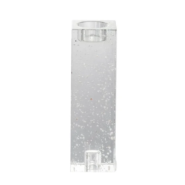 7.75x22 Clear Modern Chic Style Candle Holder