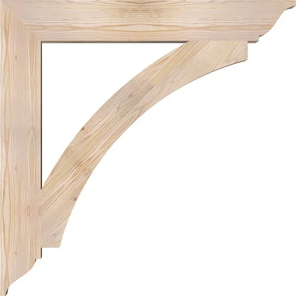 5 1/2x22W x 40x22D x 40x22H Thorton Traditional Smooth BRACKET, Douglas Fir