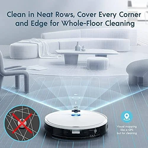 Yeedi VAC Station, Self-Emptying Robot Vacuum Cleaner, Vacuum & Mop, 30 Days Auto Empty, 3000Pa SUCTION, Carpet DETECT, Smar