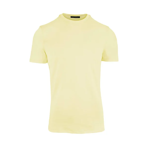Georgia Crew Neck T-Shirt, M, Pale Yellow