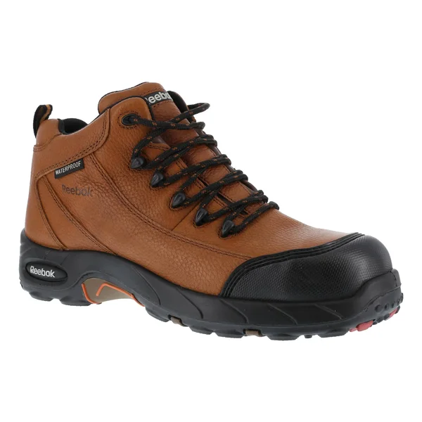 Reebok Work RB4444 Tiahawk Composite Toe Waterproof Sport Hiker - Men's, Size: 13 W, Brown