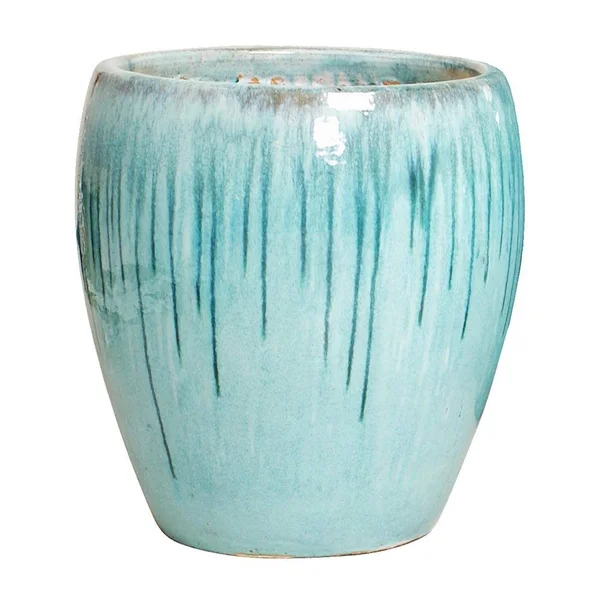 Emissary Rounded Planter - Turquoise - Large
