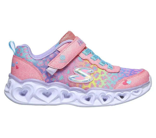 Skechers Girls& S Lights Heart Lights Love Match Sneaker
