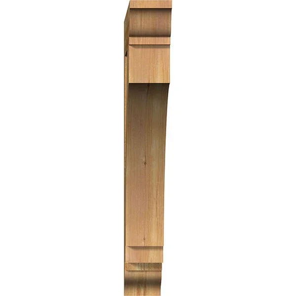 Ekena Millwork BKT04X26X30IMP01RWR 4x22W x 26x22D x 30x22H Imperial Traditional Rough Sawn BRACKET, Western Red Cedar