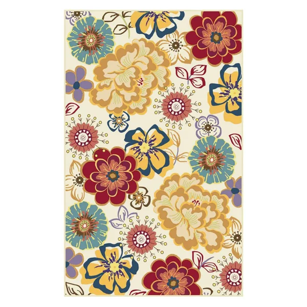 Safavieh Four Seasons FRS467C 2&4x22 x 4&0x22 Ivory, Green Area Rug