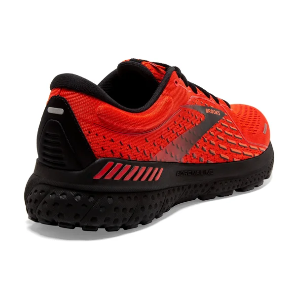 Brooks Men's Adrenaline GTS 21 Samba/Cherry/Black - 11.5, D