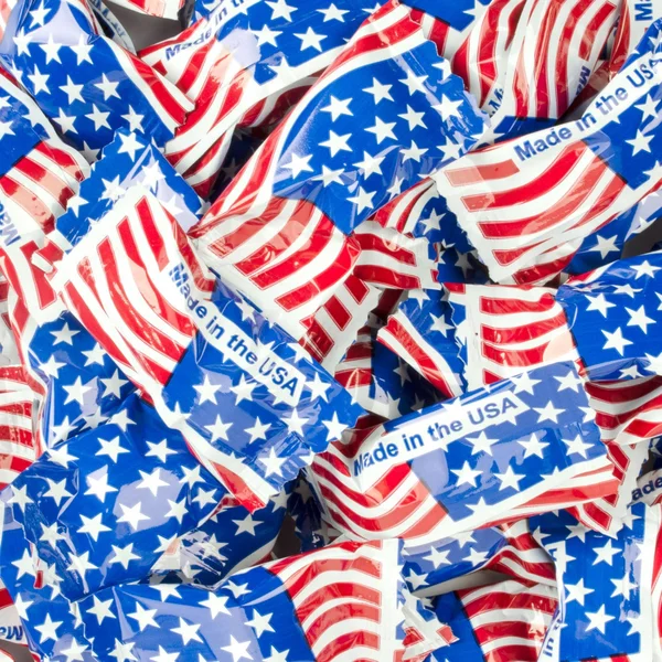American Flag Buttermints Individually Wrapped - 1000/Case