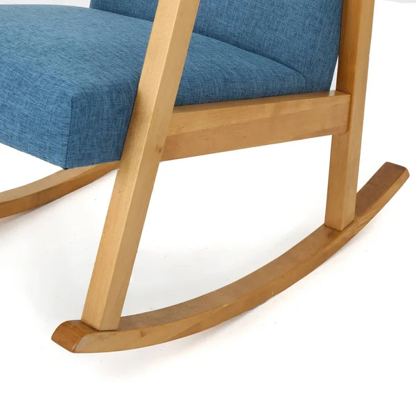 Christopher Knight Home Harvey Mid Century Modern Fabric Rocking Chair by, Blue