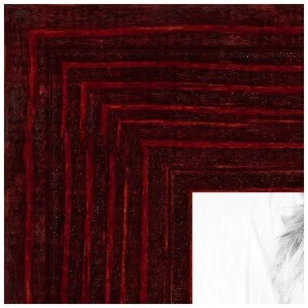 ArtToFrames 20x30 inch Cherry Picture Frame - This Red Wood Poster Frame Is Great for Your Art or Photos, Comes with Styrene (433