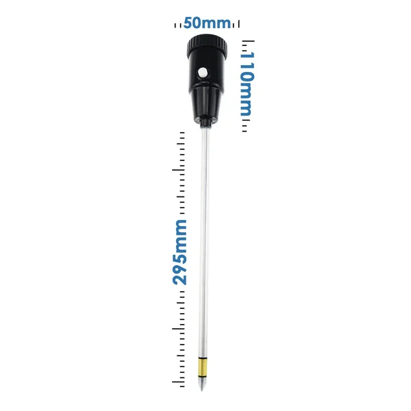 Tekcoplus Durable Soil Ph & Moisture Meter with Long Probe 11.6 Inches 295mm Gardening for