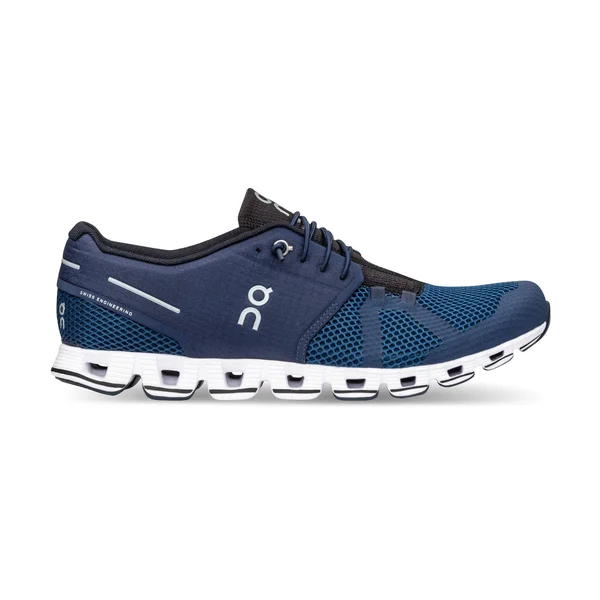 on Men's Cloud Running Shoes - Midnight/Ocean - 12.5