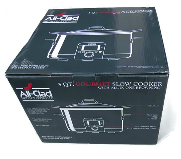 All-Clad 5 qt Gourmet Slow Cooker with All-in-One Browning