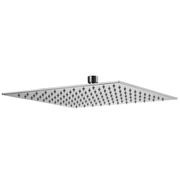 Jaclo Cubix 12x22 Wall/Ceiling Mount Single-Function Square Rain Machine Showerhead in Antique Brass - Flow Rate: 2.0 GMP, SKU: S