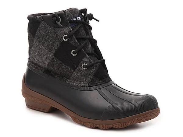 Sperry Top-Sider Syren Gulf Duck Boot - Women's - Black/Grey Plaid