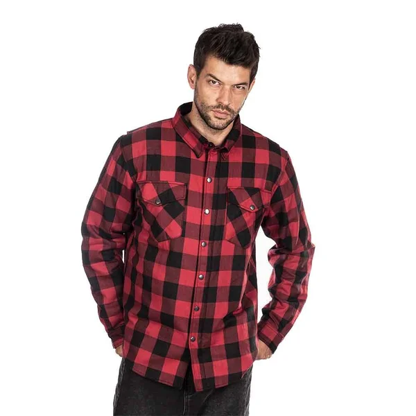 Road Armor Men's Protective Biker Shirt Thermal - XXL, Red