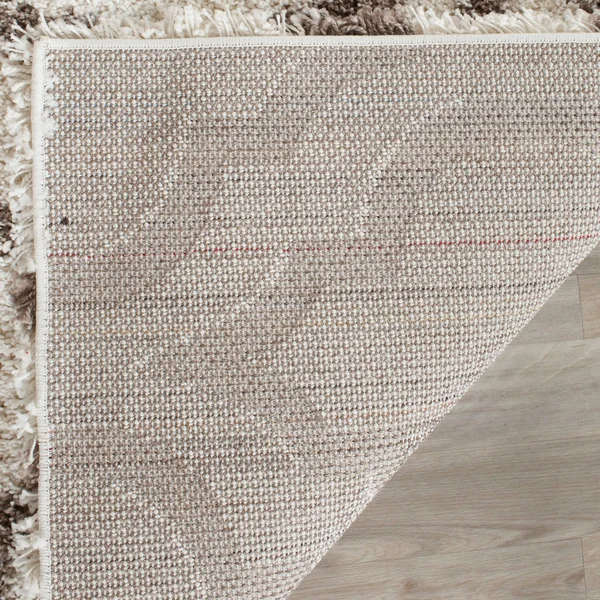 Safavieh Hudson Shag Pala Moroccan 2-Inch Thick Rug - 2&3x22 x 6& Runner - Ivory/Beige