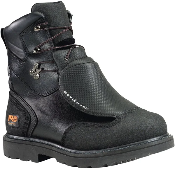 Timberland Pro 8-Inch Black Met Guard Steel Toe Boot - 53530 - M - 14