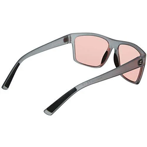 VonZipper Men's Dipstick Sunglasses, OS, Grey Satin/Rose Blue