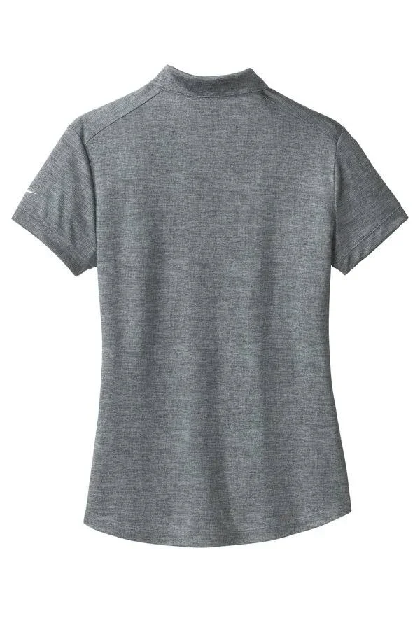 Nike 838961 Ladies Dri-Fit Crosshatch Polo Cool Grey/ Anthracite S
