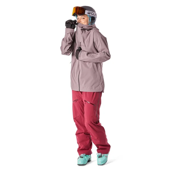Flylow Foxy Bib Pant - Women's Beet - M/Reg