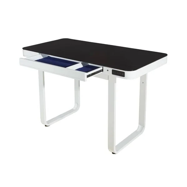 Powell Lynk Desk with Adjustable Height - White