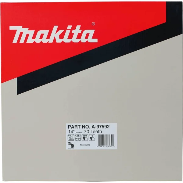 Makita A-97592 14 inch (70T) Carbide-Tipped Metal Cutting Blade, Ferrous Metal