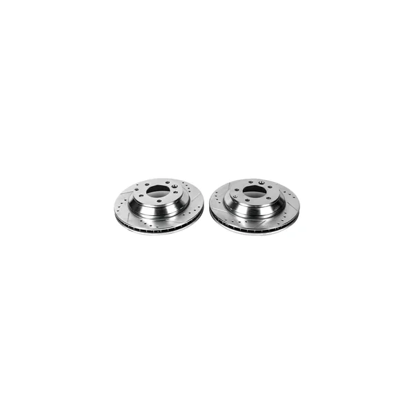 Power Stop AR8773XPR Evolution Drilled & Slotted Rotors -Front