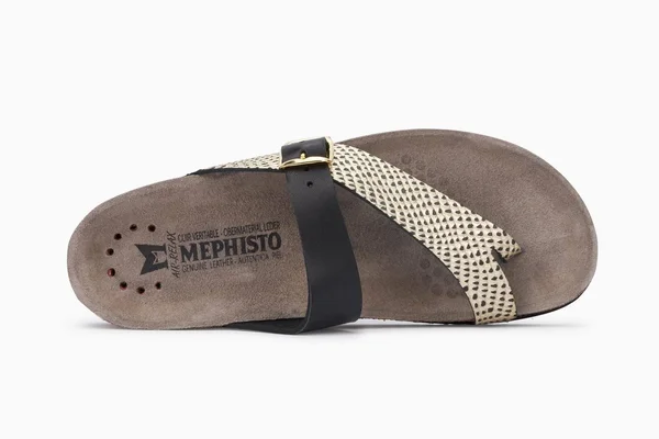 Mephisto Women's Helen Mix - White Patent - Nickel Star