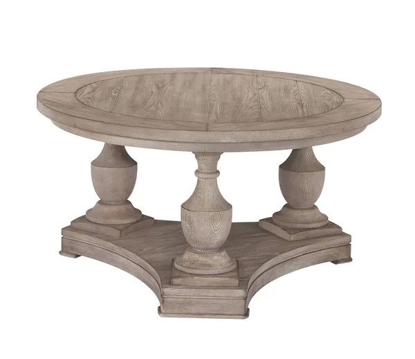 Bassett Mirror Laurel Sandy Pine Round Cocktail Table