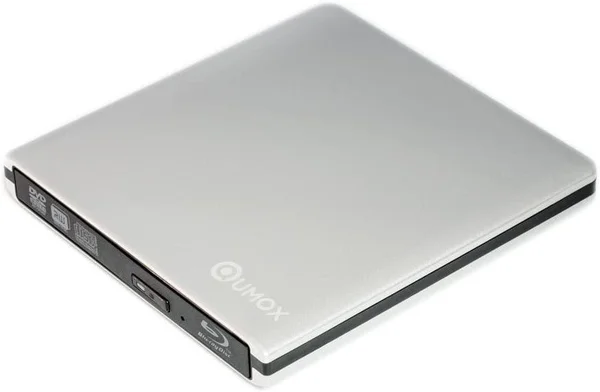 QUMOX New Silver USB 3.0 External 3D BLU-RAY Burner Writer Bd-re DVD RW Drive