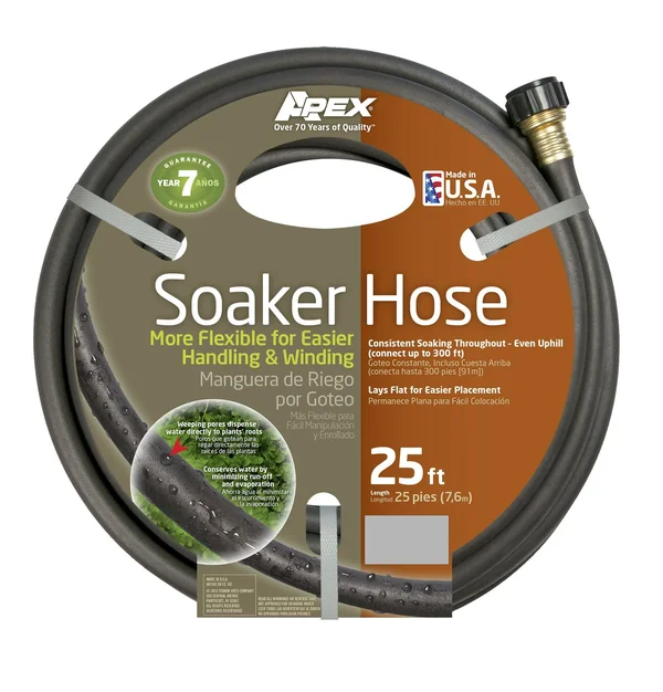 Apex - 1030-25, Soil Soaker Hose, 25-Feet