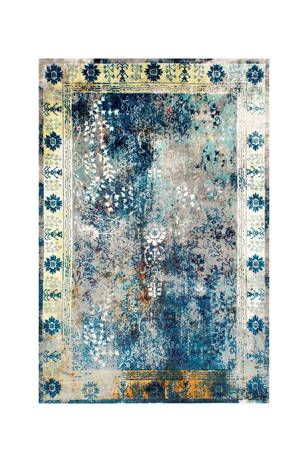 nuLOOM BINB05A Vintage Dotty Runner Rug 2& 6x22 x 8& Blue