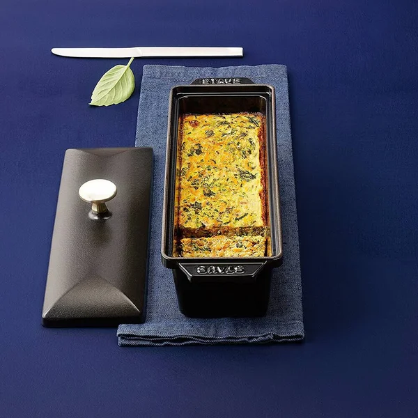 Staub - Pate Dish - Rectangular, Small, Black, 40509-571, 1311525, 15 x 11 cm