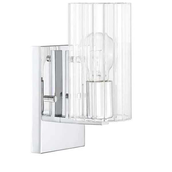 Park Harbor PHVL3131 Lakeview Single Light 4-1/2x22 Wide Bathroom Sconce - Polished Chrome
