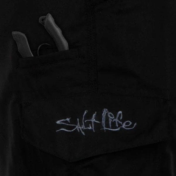 Salt Life Men's La Vida Boardshorts Black 36