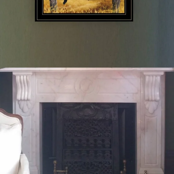 Autumn Gold by Billy Jacobs - Ready to Hang Framed Print, Black Frame