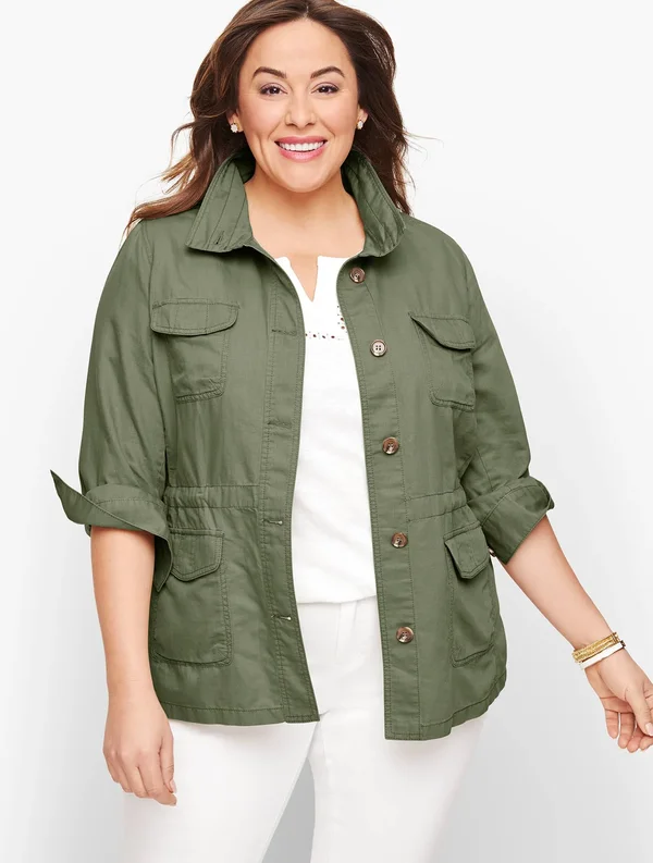 Classic Casual Jacket - Sagebrush - Xs Talbots