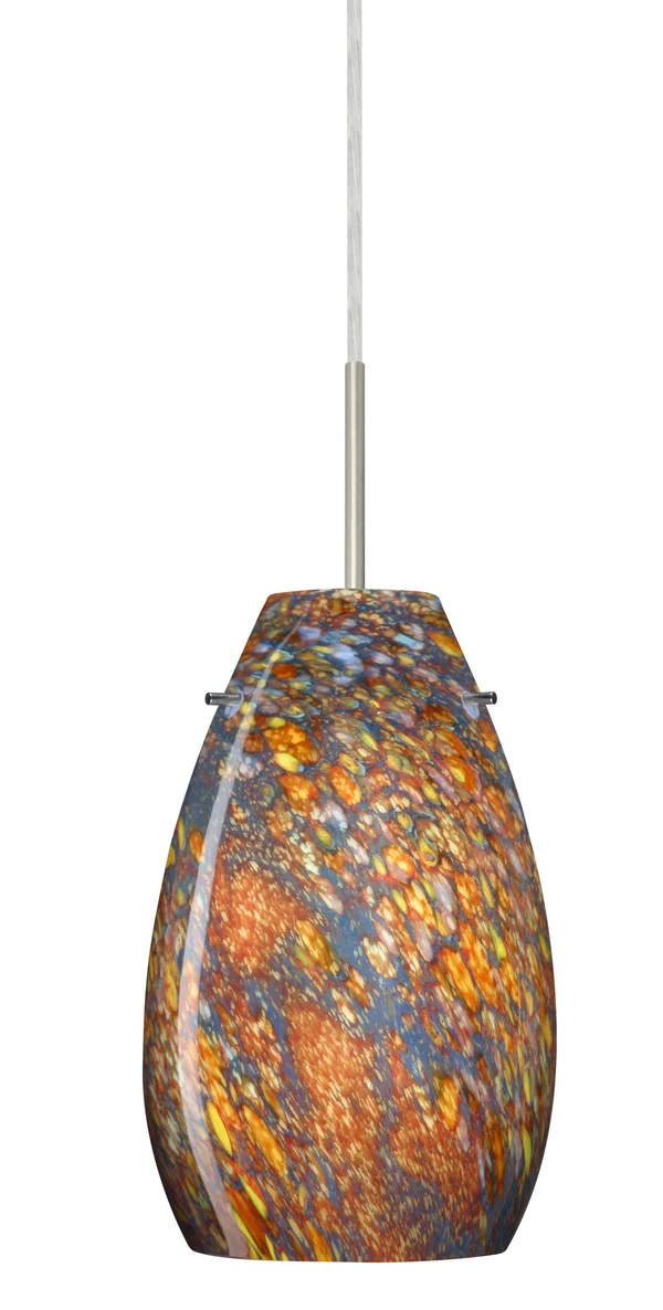 Besa Lighting 1JT-4126CE-SN Pera Mini Pendant Light - Satin Nickel