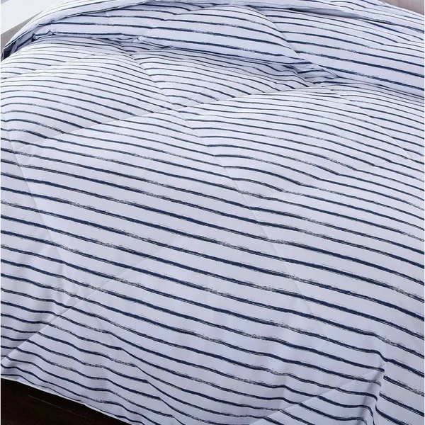 St. James Home Microfiber Nano Comforter - Light Grey, Twin, Gray