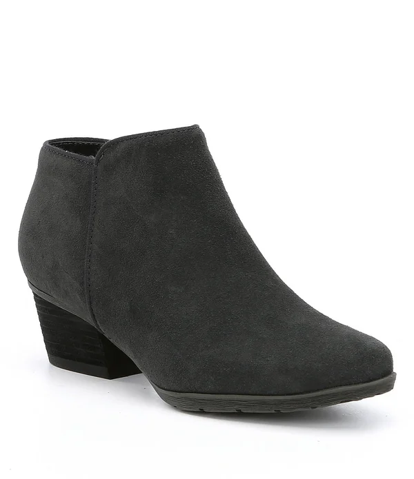 Blondo Villa Waterproof Bootie Dark Grey Suede - Women's, Size: 11