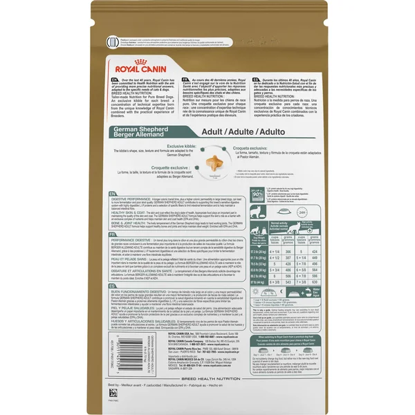 Royal Canin German Shepherd Adult Dry Dog Food 17 lbs