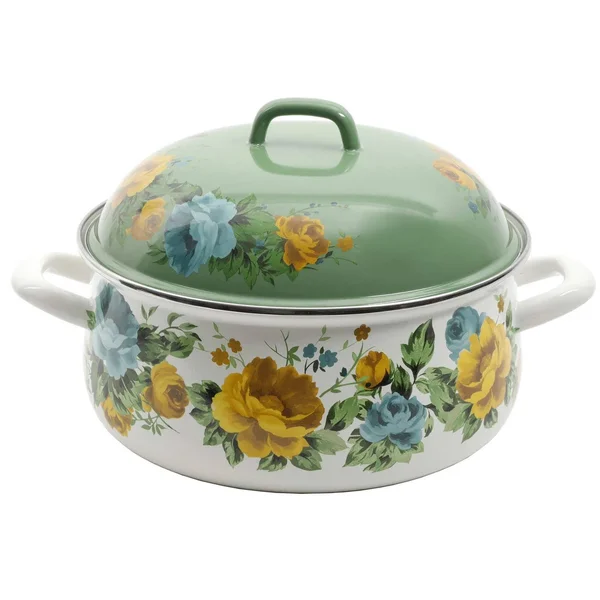The Pioneer Woman Rose Shadow 4-Quart Enamel Dutch Oven