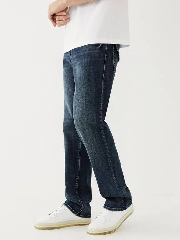 True Religion Ricky Straight Jean Jeans - Blue - Straight Jeans