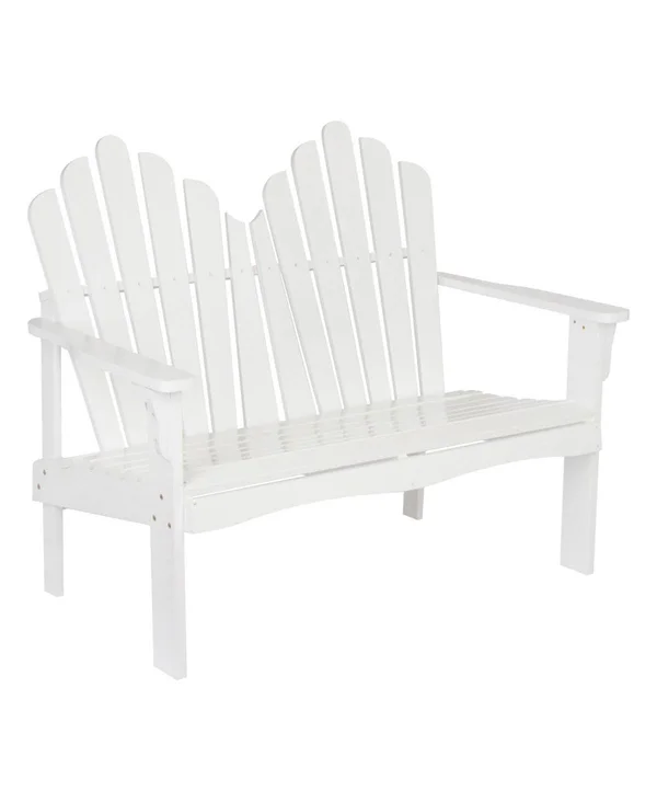 Shine Company Westport Loveseat - Burnt Brown