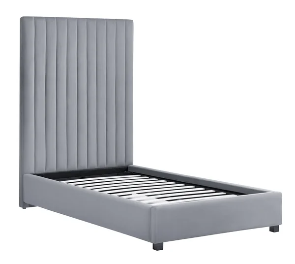 TOV Furniture Arabelle Grey Bed Twin