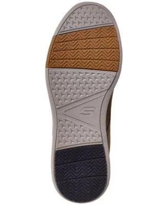 Men's Skechers Relaxed Fit Elent Leven Boat Shoe - Size: 8, Brown